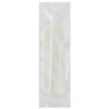 3PC Cutlery Kit PP White Medium Weight With 8X10 Napkin,Spork,Straw 1000/Case