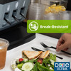 Dixie® SmartStock® Series-T Spork PP Black Heavy Duty 960/Case