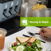 Dixie® Ultra SmartStock® Series-T Soup Spoon PS Black Medium Weight Refill 960/Case