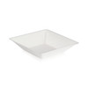Plate 5.1X5.1X1.1 IN Sugarcane White Freezer Safe Grease Resistant 100 Count/Pack 6 Packs/Case 600 Count/Case