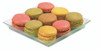 Plate 5.1X5.1X1.1 IN Plastic Translucent Green Square Freezer Safe 50 Count/Pack 2 Packs/Case 100 Count/Case