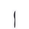 Solo® Reliance® Knife 6.6X0.6 IN PS Black Medium Heavy Individually Wrapped Serrated 1000/Case