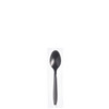 Solo® Reliance® Teaspoon 5.625X1.9 IN PS Black Medium Heavy Individually Wrapped 1000/Case