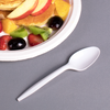Teaspoon PP White Medium Weight 100 Count/Bag 10 Bags/Case 1000 Count/Case