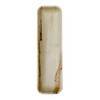 Plate 12.8X3.5X1 IN Palm Leaf Natural Rectangle 10 Count/Pack 5 Packs/Case 50 Count/Case