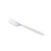 Karat® Fork PP White Extra Heavy 100 Count/Bag 10 Bags/Case 1000 Count/Case