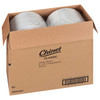 The Chinet Brand® Plate 9.25 IN 3 Compartment Molded Fiber White Round 500/Case