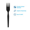 Dixie® Ultra SmartStock® Series-O Fork PP Black Heavyweight Refill 960/Case