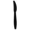 Karat® Knife PP Black Extra Heavy Duty 1000/Case