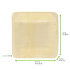 Plate 4.5X4.5X0.5 IN Wood Natural Scandinavia Square Grease Resistant 50 Count/Pack 5 Packs/Case 250 Count/Case