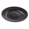 Plate 7.5 IN Plastic Black 180/Case
