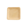 Plate 3.5X3.5 IN Bamboo Natural Square 25 Count/Pack 4 Packs/Case 100 Count/Case