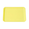 1014 Tray 10X14 IN Polystyrene Foam Yellow 100/Case