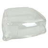 Mozaïk® Lid Dome 10.7X10.7X3.04 IN PET Clear Square For Platter 25/Case