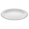 Plate 8.9X0.8 IN Polystyrene Foam White Round Laminated 500/Case
