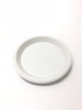 Pebble Box Plate 9 IN PP Ivory Round Microwave Safe Grease Resistant 400/Case