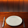 Plate 10.25 IN Polystyrene Foam White Laminated 500/Case
