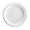 Plate 10.25 IN Plastic White Round Heavy Duty 500/Case