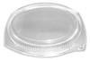 Lid Dome 13X10 IN PS Clear Oval For Platter 250/Case