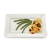 Plate 9 IN Plastic White Rectangle 120/Case