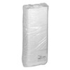 20K Supermarket Tray 12X8.75X2.4 IN 1 Compartment Polystyrene Foam White Rectangle 100/Case