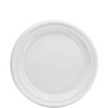 Dart® Famous Service® Plate 9 IN PS White Round 125 Count/Pack 4 Packs/Case 500 Count/Case