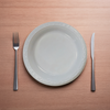 Plate 9 IN PS White Round Heavy Duty 500/Case