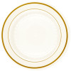 WNA Plate 6 IN Plastic White Gold 150/Case