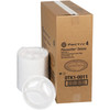 Plate 8.9X0.8 IN 3 Compartment Polystyrene Foam White Round 500/Case