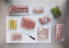 8P Meat Tray 10.182X7.938X1.5 IN 1 Compartment PET Clear Rectangle Rolled Rim 220/Case