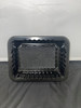Meat Pad & Tray 8.75X6.72X2.25 IN 1 Compartment PP Black Rectangle Barrier 3640/Pallet