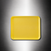 10P Meat Tray 10.94X5.88 IN Polystyrene Foam Yellow Rectangle Heavy 400/Case