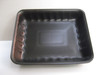 Dyne-A-Pak 809P Meat Tray 11.125X9.25X2 IN Polystyrene Foam Black 200/Case