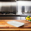 Dyne-A-Pak 2PP Meat Tray 8.25X6X1.125 IN Polystyrene Foam White Heavy 400/Case