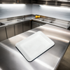 8D Meat Tray 8.5X10.63X1.63 IN Polystyrene Foam White Heavy 400/Bundle
