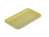 17S Meat Tray 8.25X4.75X0.5 IN 1 Compartment Polystyrene Foam Shallow Yellow Rectangle 500/Case