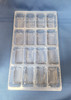 Burger Patty Tray 16 Compartment PS Natural 12.5MIL 600/Case