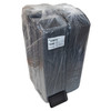 17S Supermarket Tray 8.4X4.5X0.7 IN Polystyrene Foam Black Rectangle 1000/Case