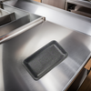 Dyne-A-Pak 4PP Tray Polystyrene Foam Black 400/Case