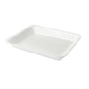 8S Meat Tray 8X10X0.63 IN Polystyrene Foam White Rectangle Heavy 500/Case