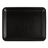 4S Meat Tray Foam Black 500/Case