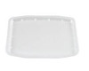 1216 Meat Tray 12X15.75X0.75 IN Polystyrene Foam White Rectangle 100/Case