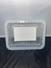 Meat Pad & Tray 8.75X6.72X2 IN 1 Compartment PP White Rectangle Barrier 3920/Pallet