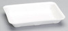 4D Meat Tray 9.25X7.25X1.25 IN 1 Compartment Polystyrene Foam Deep Rose Rectangle 500/Case