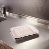 EZ-Tray 4D Meat Tray 9.25X7.25X1.13 IN APET Deep Clear Rectangle Honeycomb 300/Case