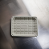 9P Tray 11.7X9.1X1.2 IN 1 Compartment Pulp Fiber Kraft Rectangle 500/Case
