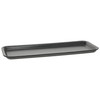 7S Meat Tray 14.625X5.625X0.67 IN Polystyrene Foam Black Rectangle 250/Case