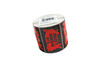 1/4 Pork Loin Meat Label 3X2 IN Black Fluorescent Red With Pig 500 Count/Roll 20 Rolls/Case 10000 Count/Case