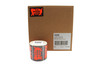 1/4 Pork Loin Meat Label 3X2 IN Black Fluorescent Red With Pig 500 Count/Roll 20 Rolls/Case 10000 Count/Case