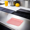 10P Meat Tray 10.75X5.75X0.625 IN Polystyrene Foam Rose Rectangle Heavy 400/Bundle